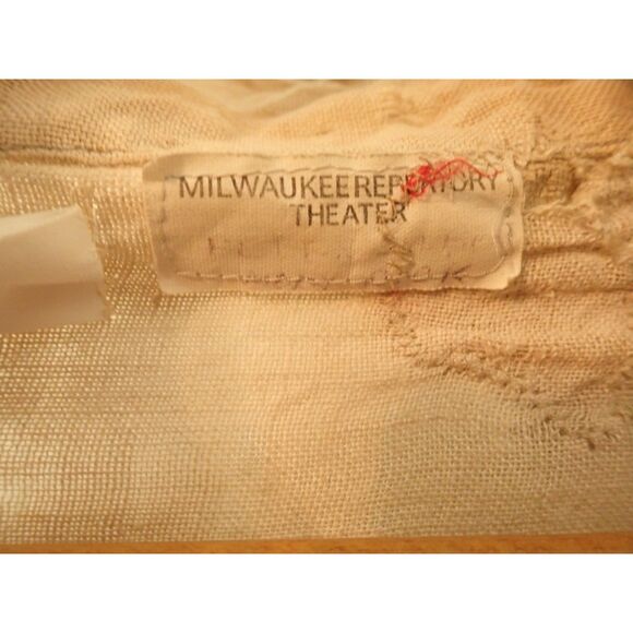 Theater Ware Costume Milwaukee Repertory Theater Blouse Boho Large Handmade - Picture 11 of 11